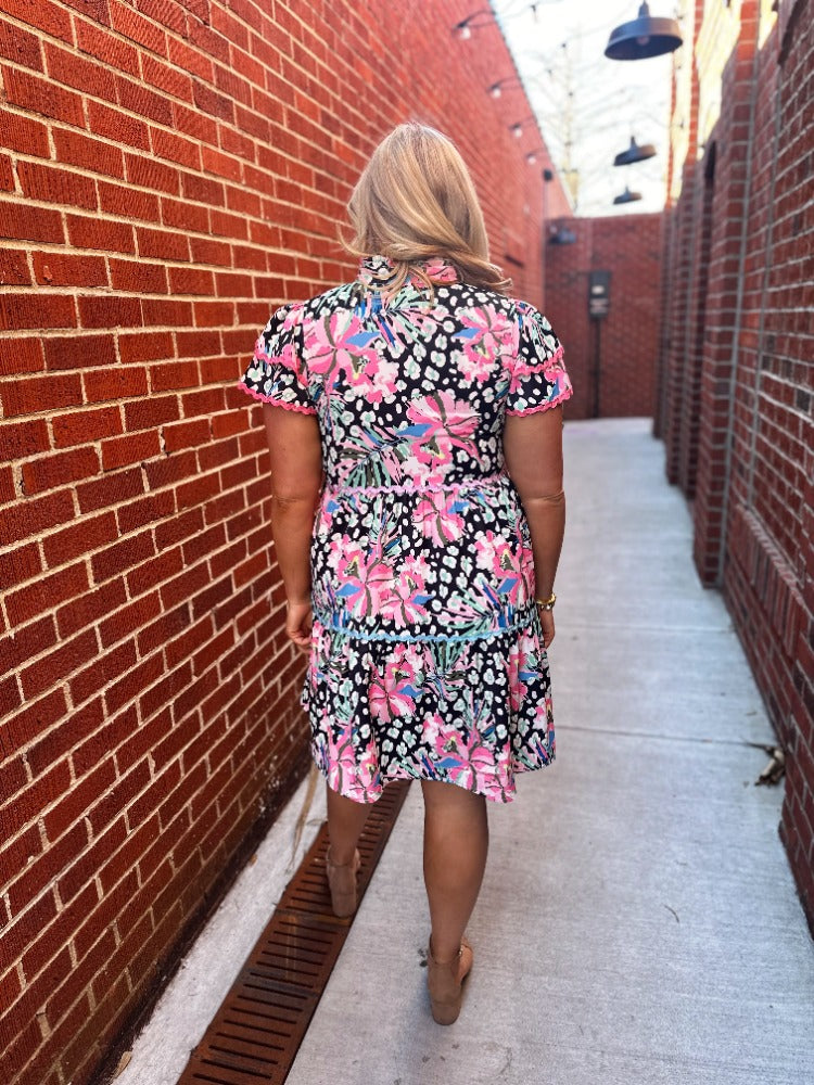 Pink Floral Dress Feb.