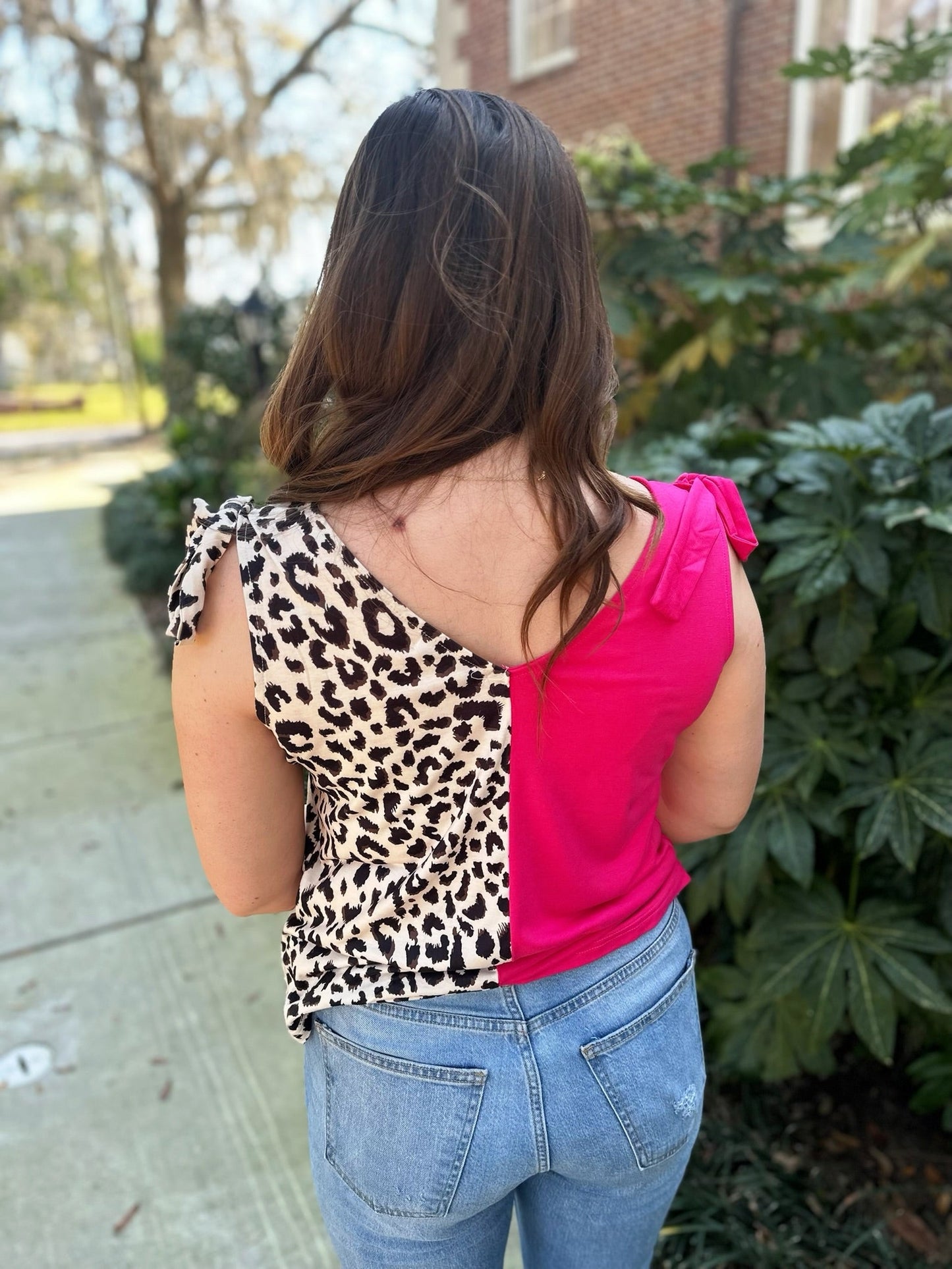 Colorblock Leopard Tank RTS