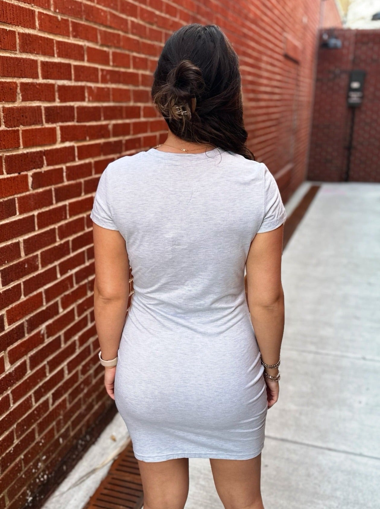 Gray Tshirt Dress Feb.