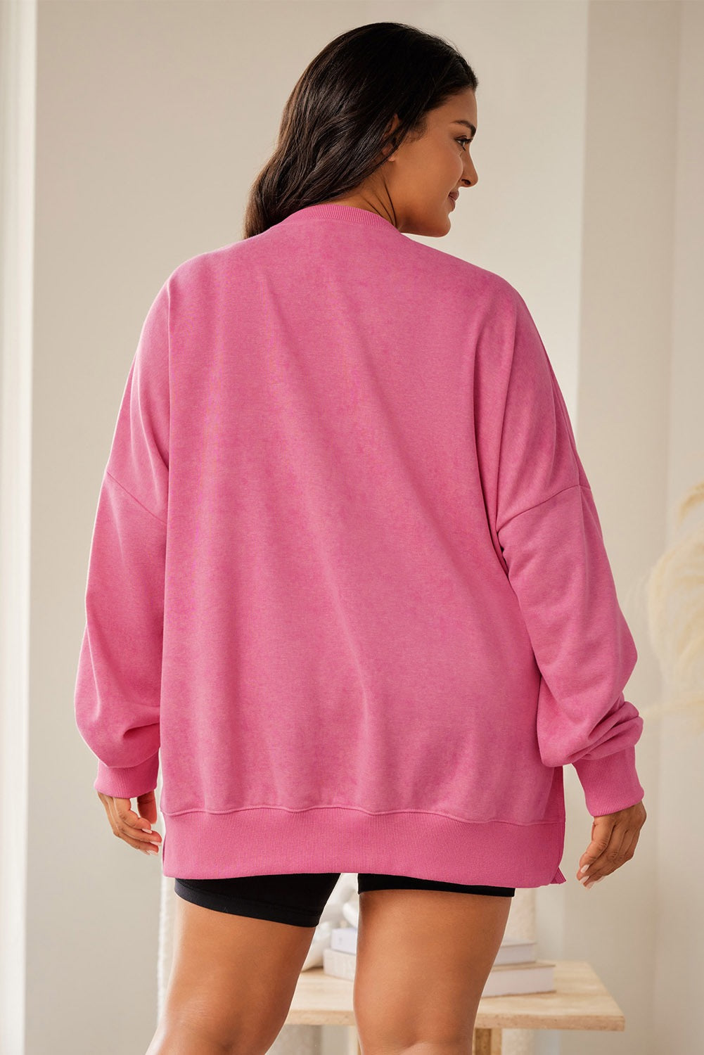 Plus Size Pink Merry Christmas Sweatshirt RTS