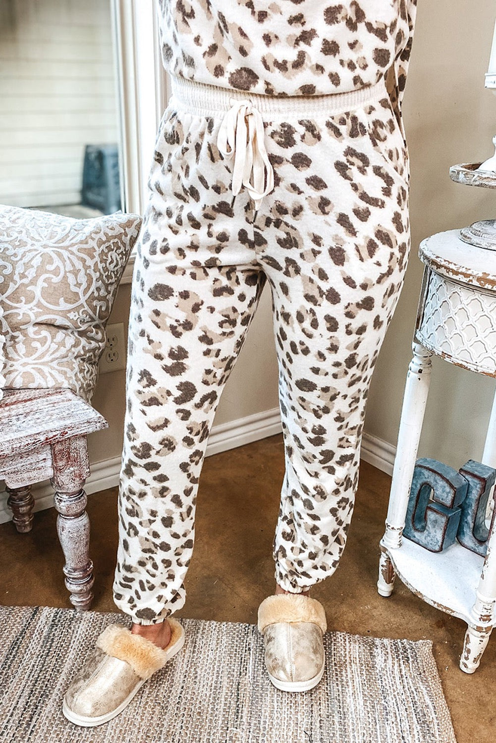 Printed Leopard Jogger Set RTS