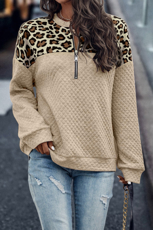 Leopard Zipper Sweatshirt WS RTS