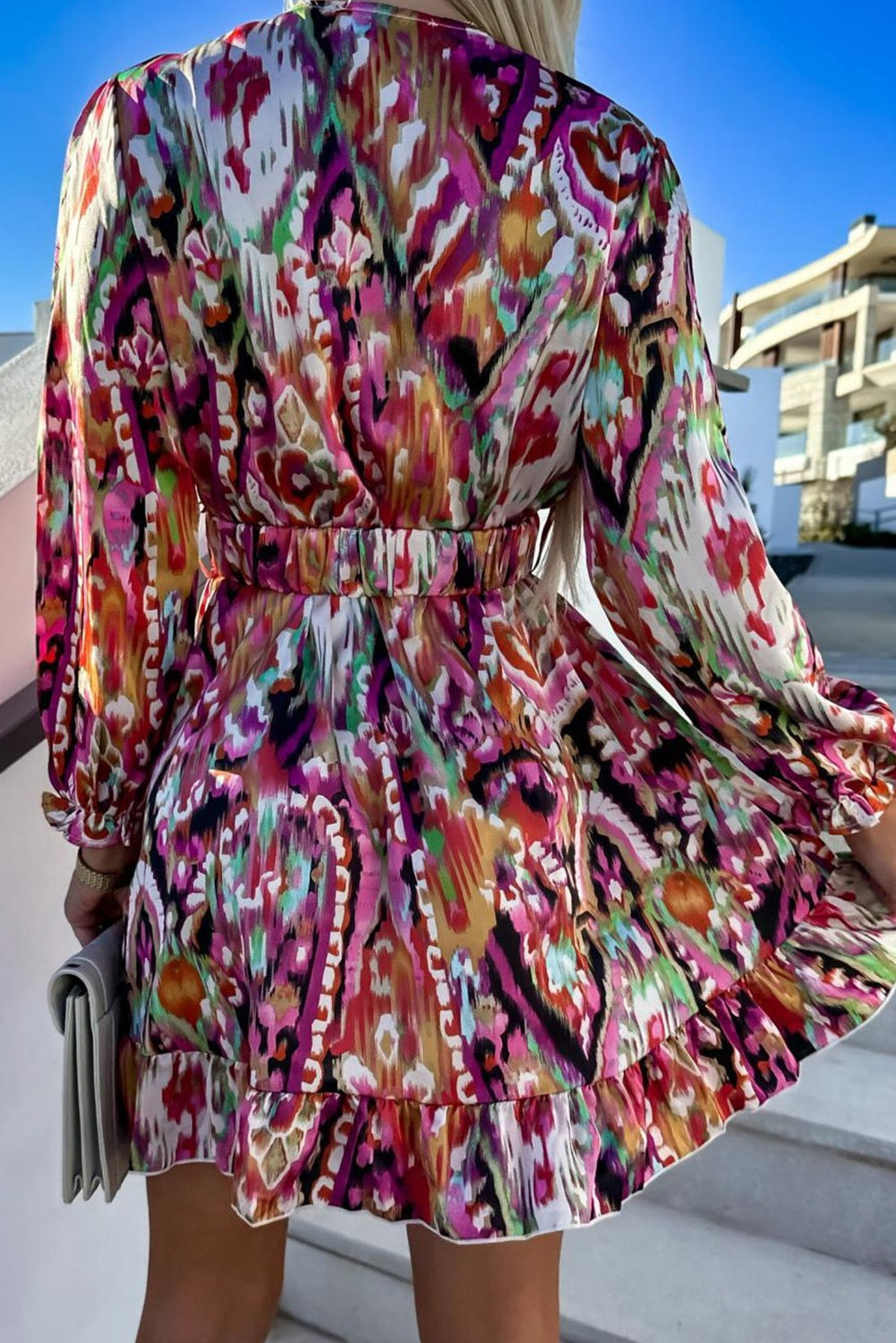 Multicolor Ruffle Dress RTS