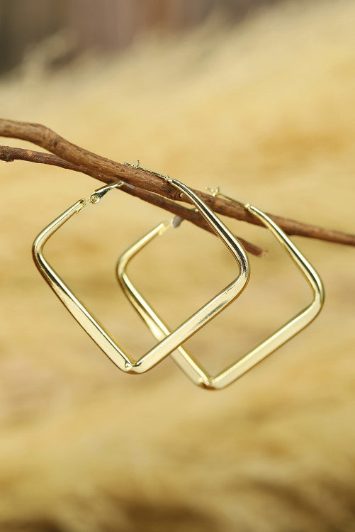 Square Hoop Earrings WS RTS