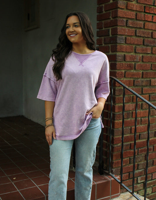 Purple Oversized Tee RTS