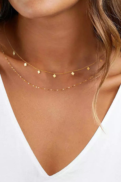 Gold Double-Layered Necklace WS RTS