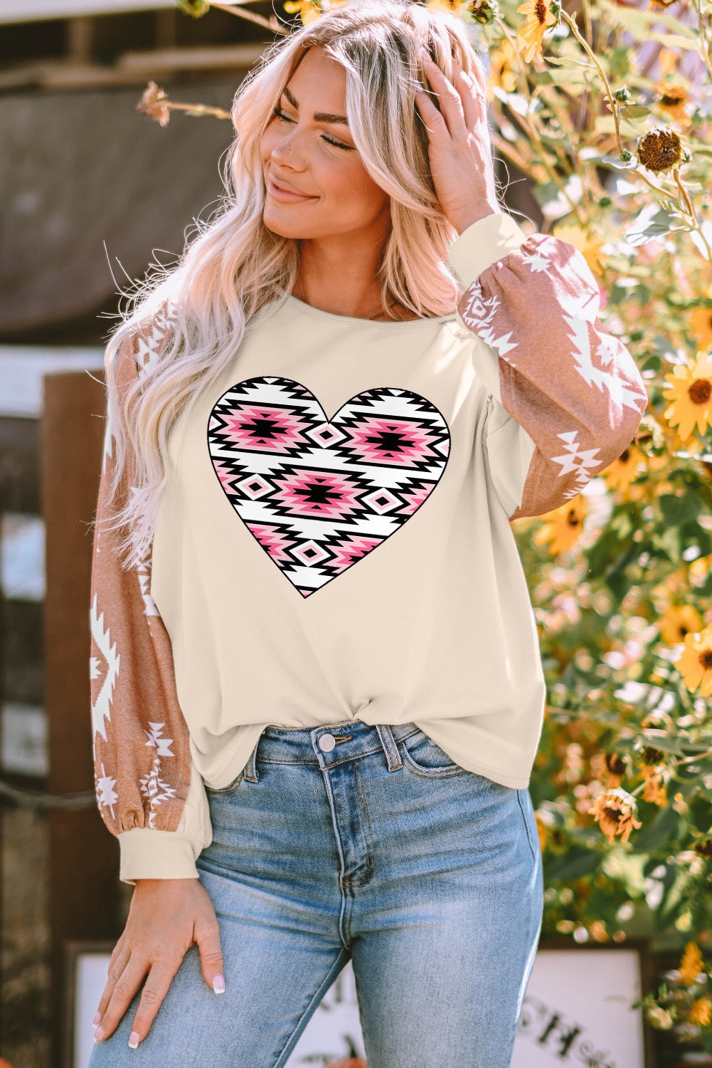 Western Aztec Heart Top RTS