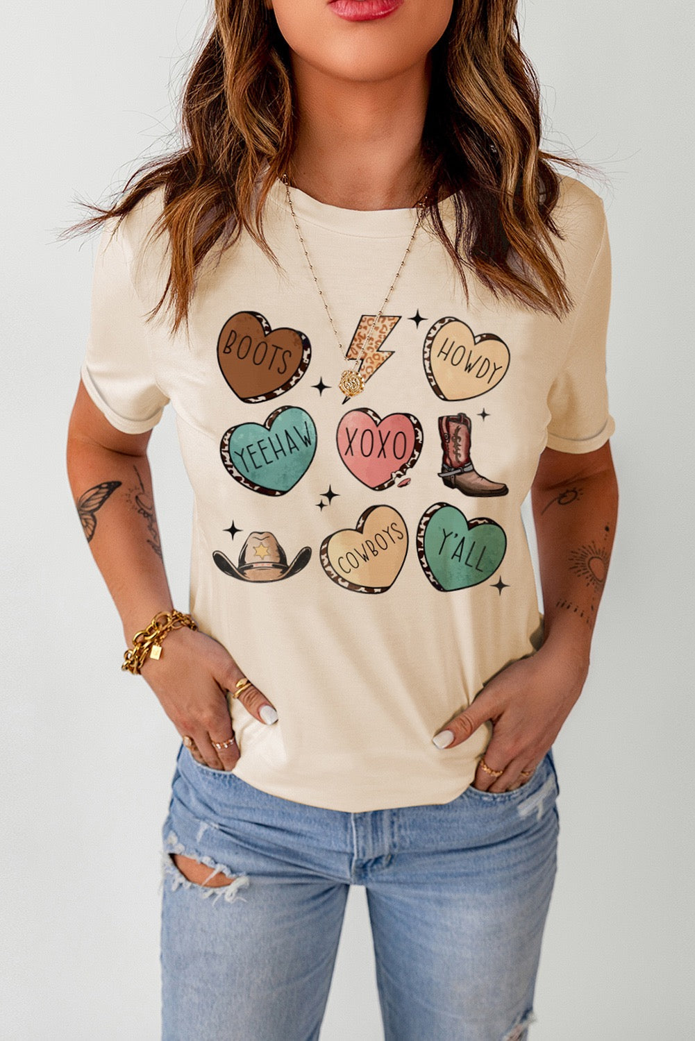 Western Hearts Graphic Tee RTS