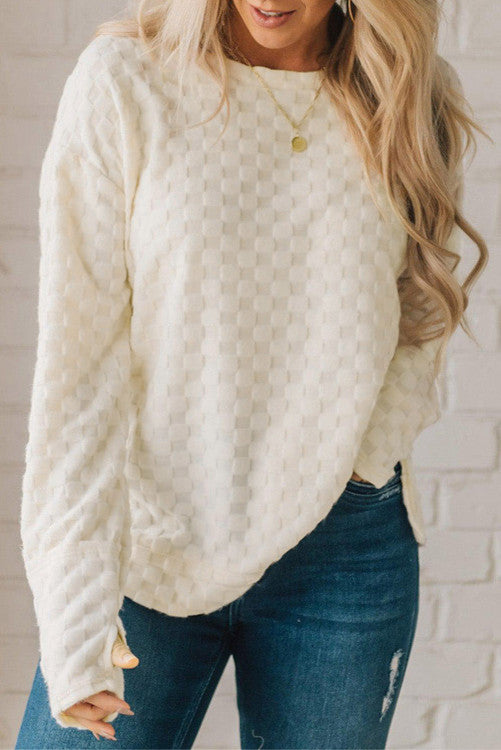 Beige Textured Top WS RTS