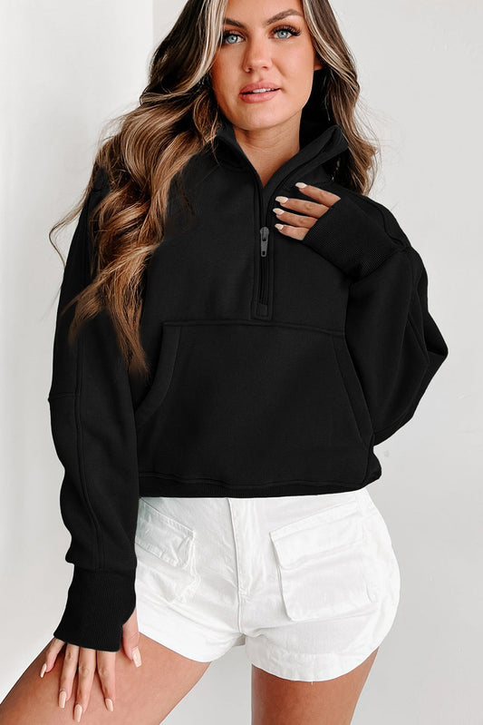 Black Collared Sweatshirt WS RTS