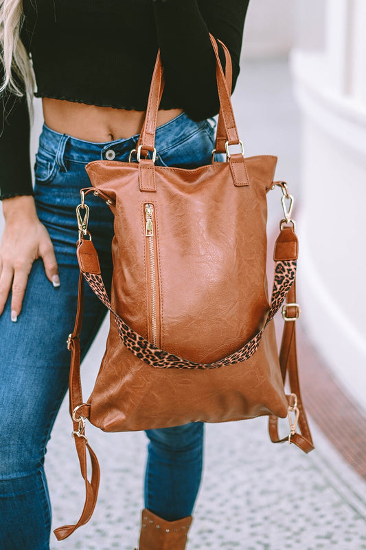 Chestnut Zipper Backpack WS RTS