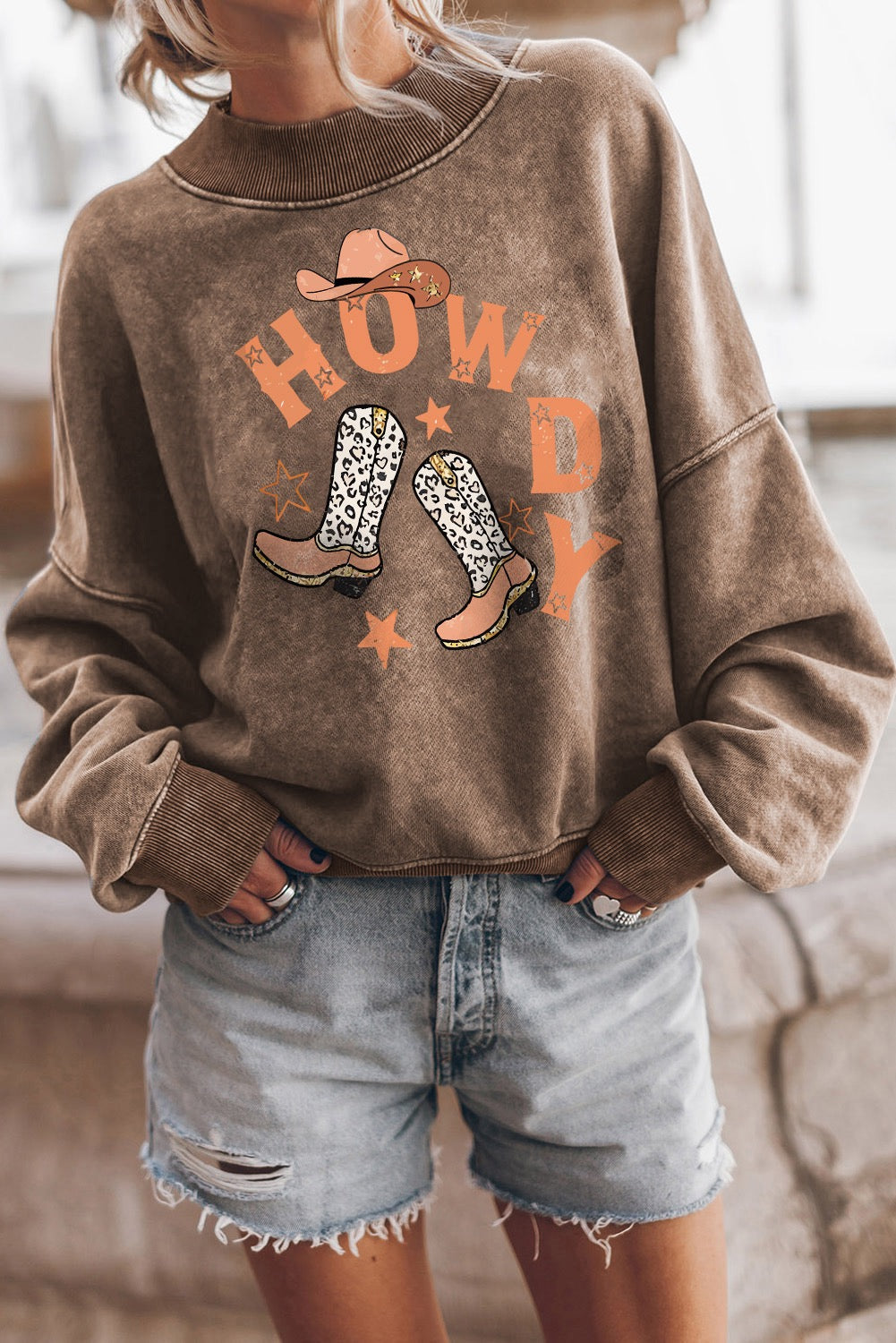 Brown Howdy Pullover WS RTS