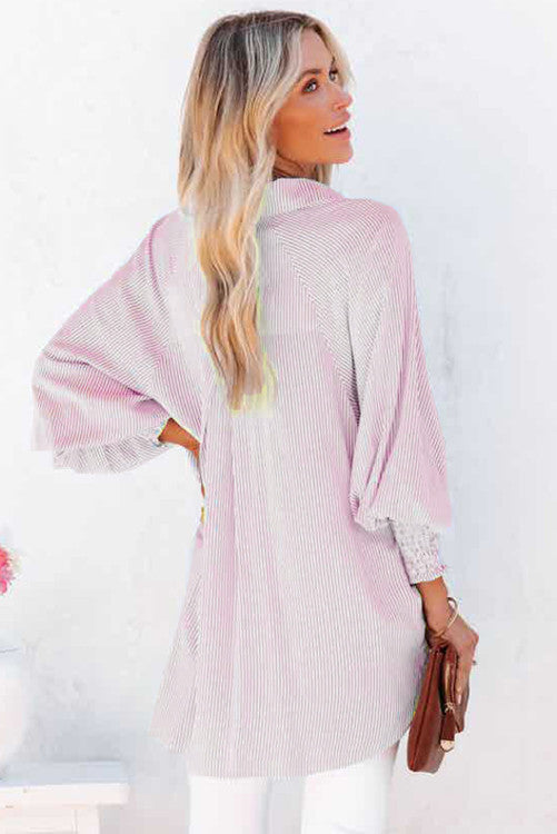 Pink Smocked Top RTS