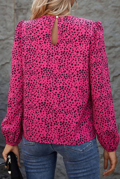 Leopard Print Blouse WSB RTS