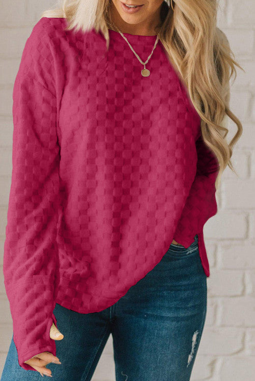 Rose Thumbhole Sleeve Top RTS