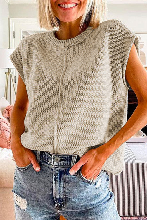 Oatmeal Knit Top RTS