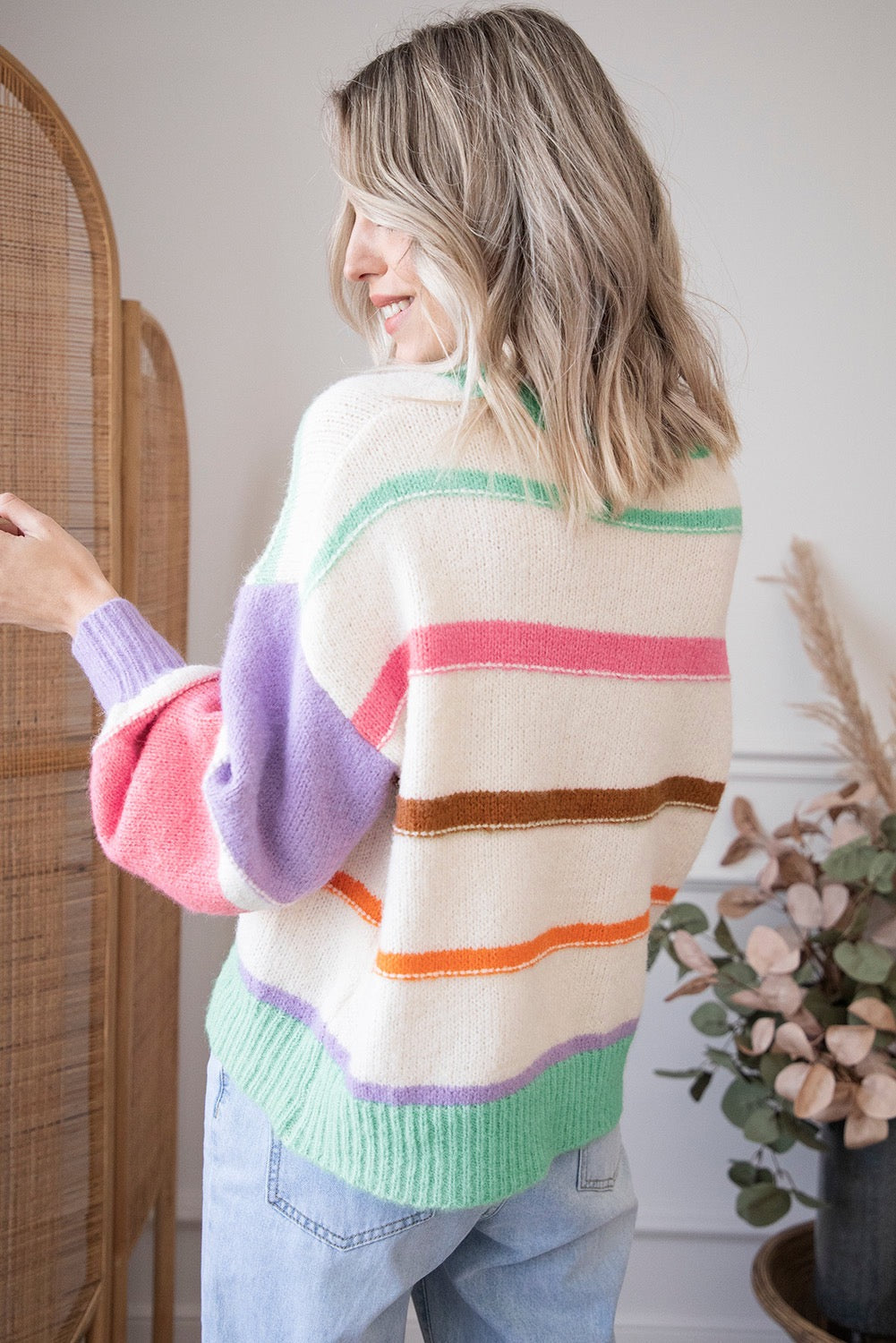 Multicolor Striped Sweater WS RTS