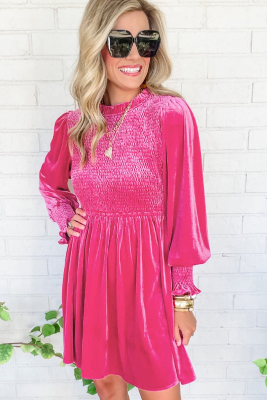 Rose Smocked Dress WS RTS