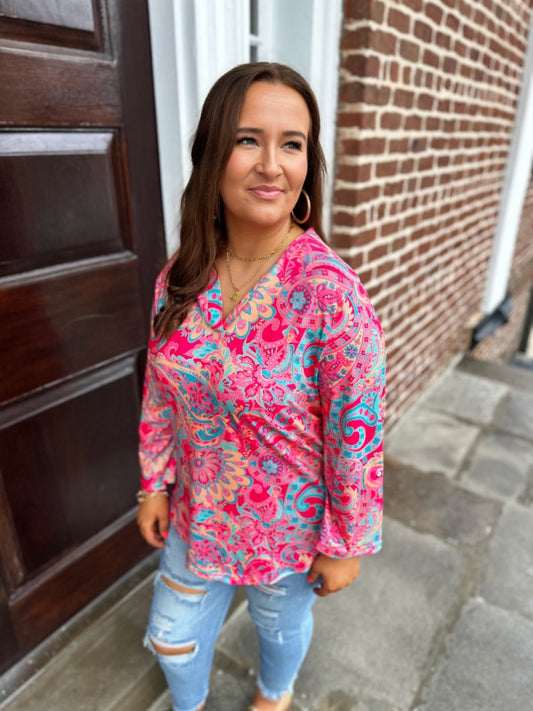 Paisley Print Blouse RTS