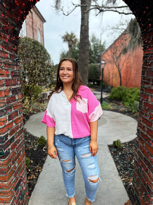 Colorblock Top Jan.